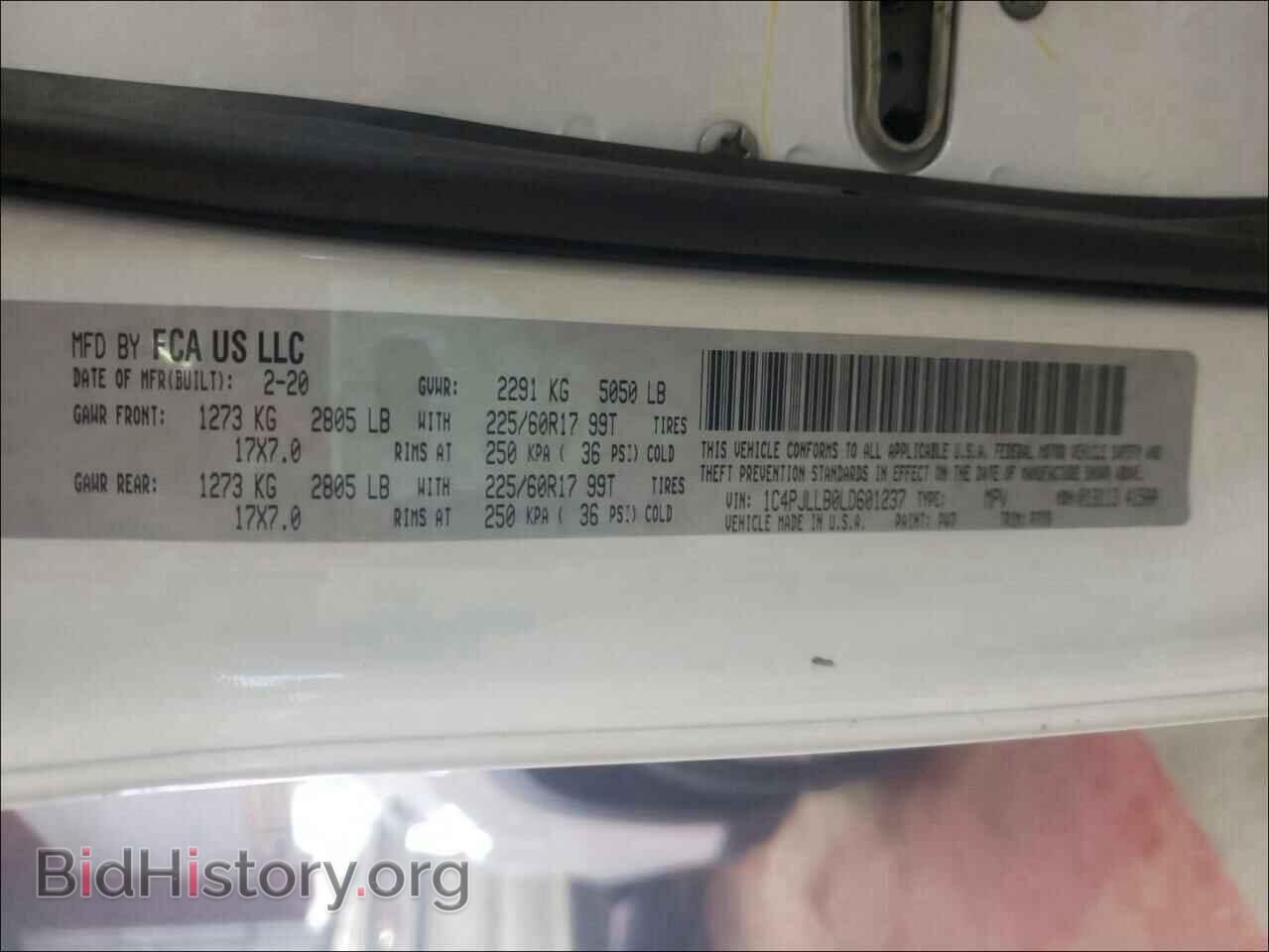 2020 JEEP CHEROKEE - VIN: 1C4PJLLB0LD601237 - Фото 10
