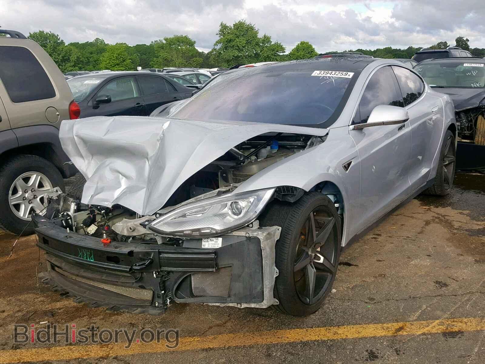 2014 TESLA MODEL S - VIN: 5YJSA1H17EFP47466 - Photo 2