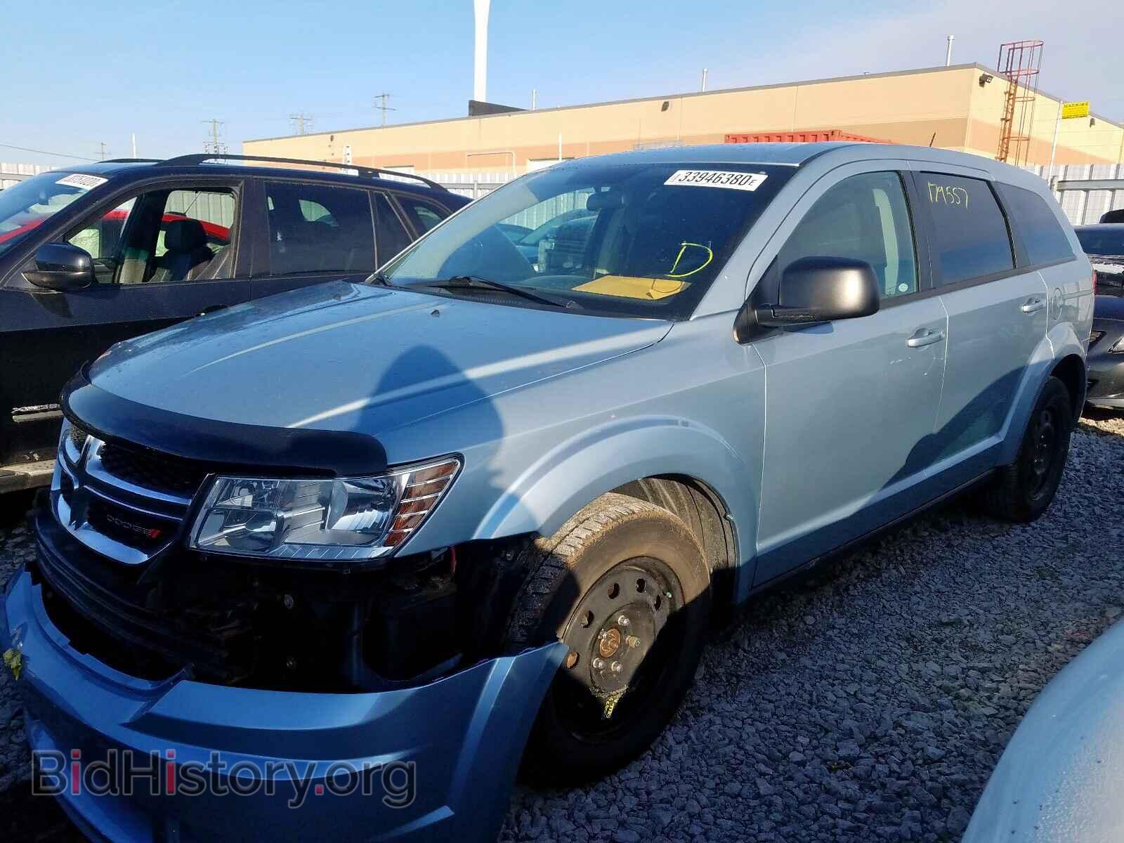 2013 DODGE JOURNEY - VIN: 3C4PDCAB4DT602087 - Фото 2