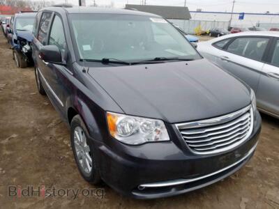 2015 Chrysler MINIVAN TOWN & COU, gray — VIN 2C4RC1BG4FR755522, Copart