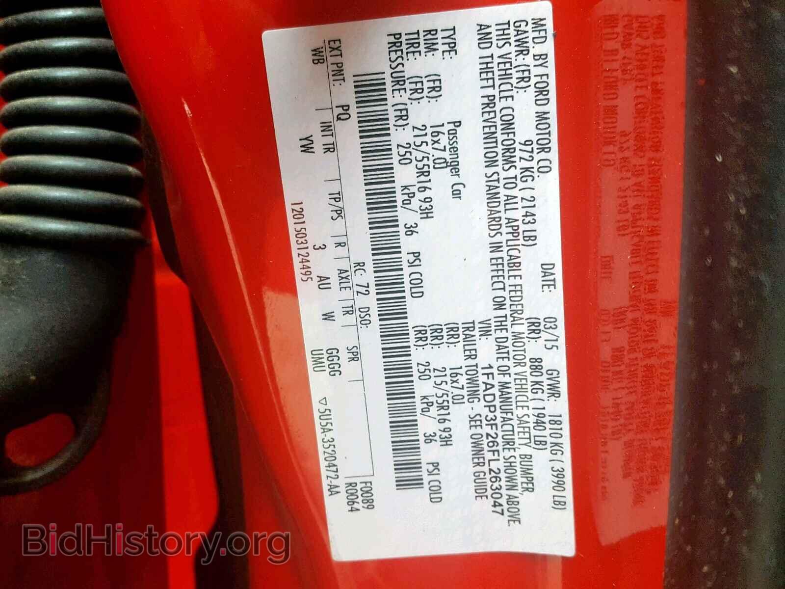 2015 FORD FOCUS SE - VIN: 1FADP3F26FL263047 - Фото 10
