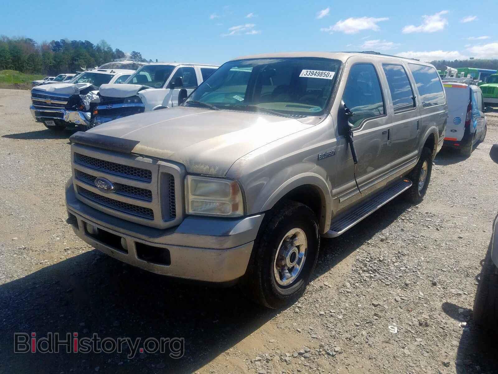 2005 FORD EXCURSION - VIN: 1FMSU43P55EC50711 - Фото 2