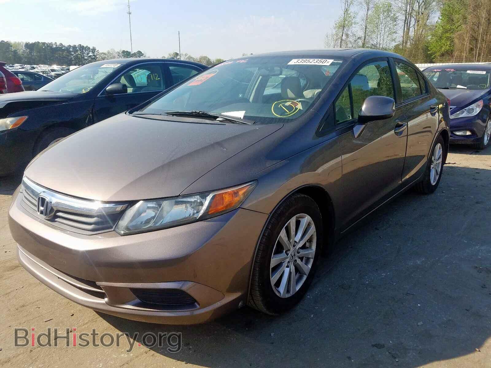 2012 HONDA CIVIC - VIN: 2HGFB2F86CH610970 - Фото 2