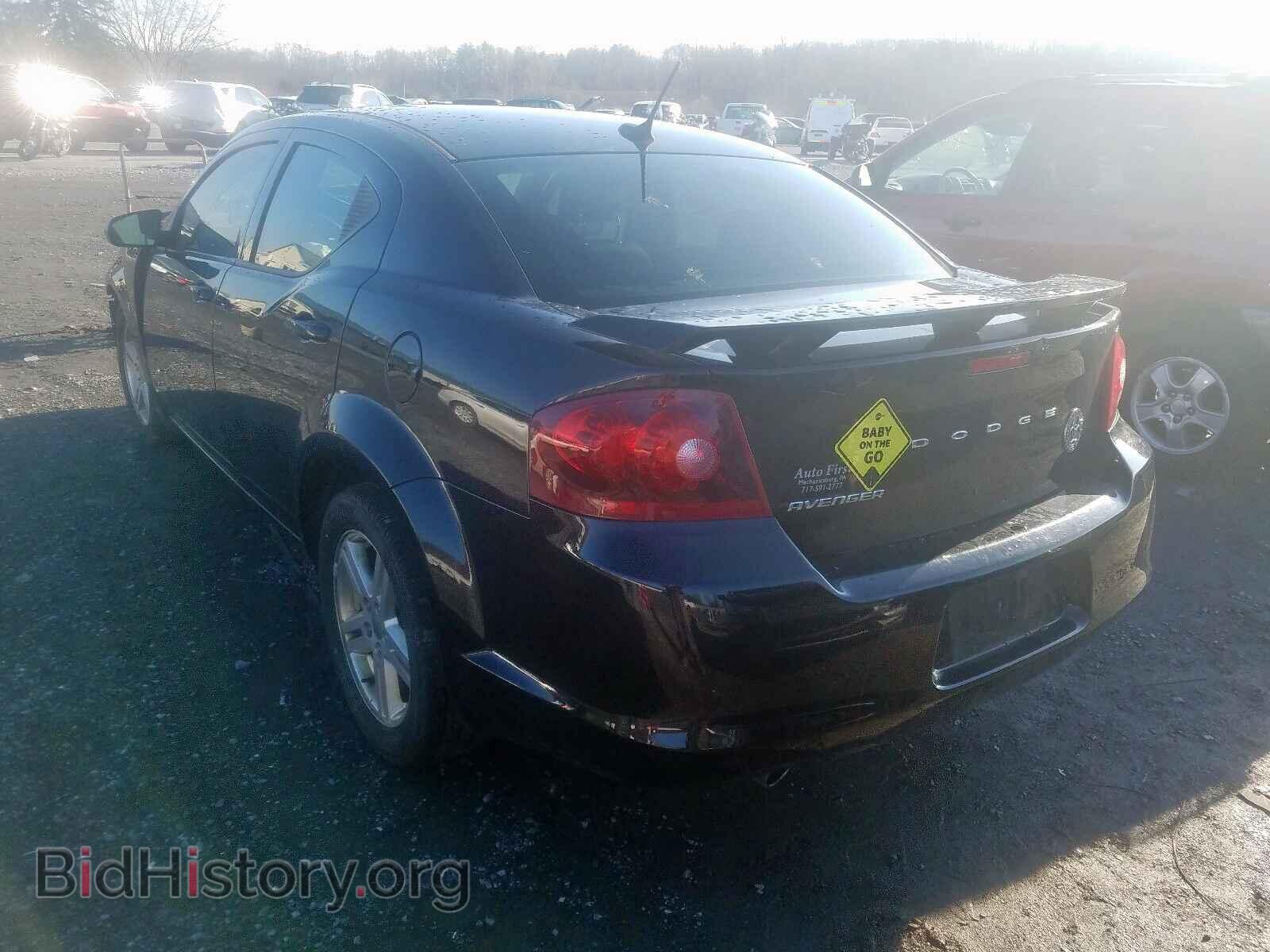 2014 DODGE AVENGER - VIN: 1C3CDZAG6EN219111 - Фото 3