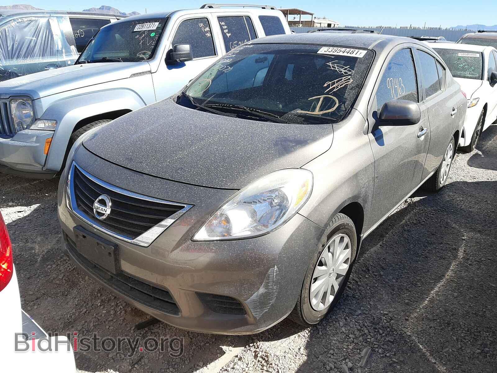 2012 NISSAN VERSA - VIN: 3N1CN7AP2CL847406 - Фото 2