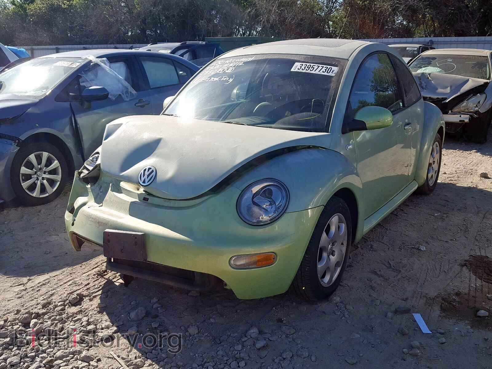 2002 VOLKSWAGEN BEETLE - VIN: 3VWCP21C92M408068 - Фото 2