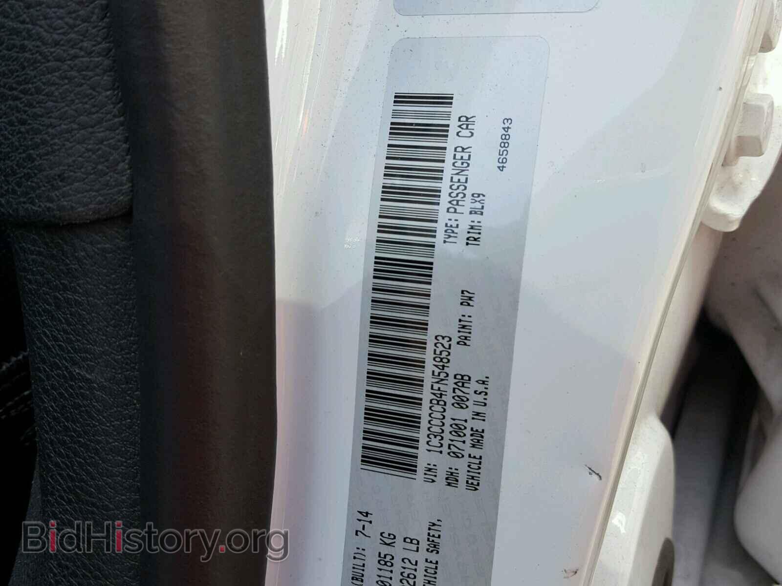2015 CHRYSLER 200 - VIN: 1C3CCCCB4FN548523 - Photo 10