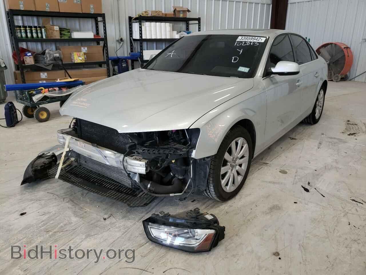 2013 AUDI A4 - VIN: WAUBFAFL2DN039368 - Фото 2