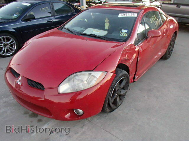 2007 MITSUBISHI ECLIPSE - VIN: 4A3AK34T27E018577 - Фото 2