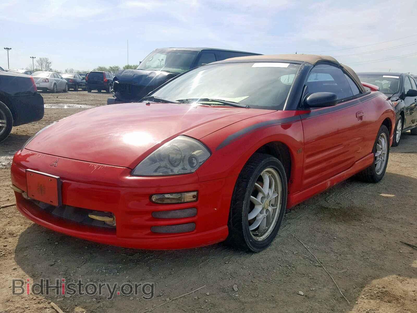 2001 MITSUBISHI ECLIPSE - VIN: 4A3AE85H81E139992 - Фото 2