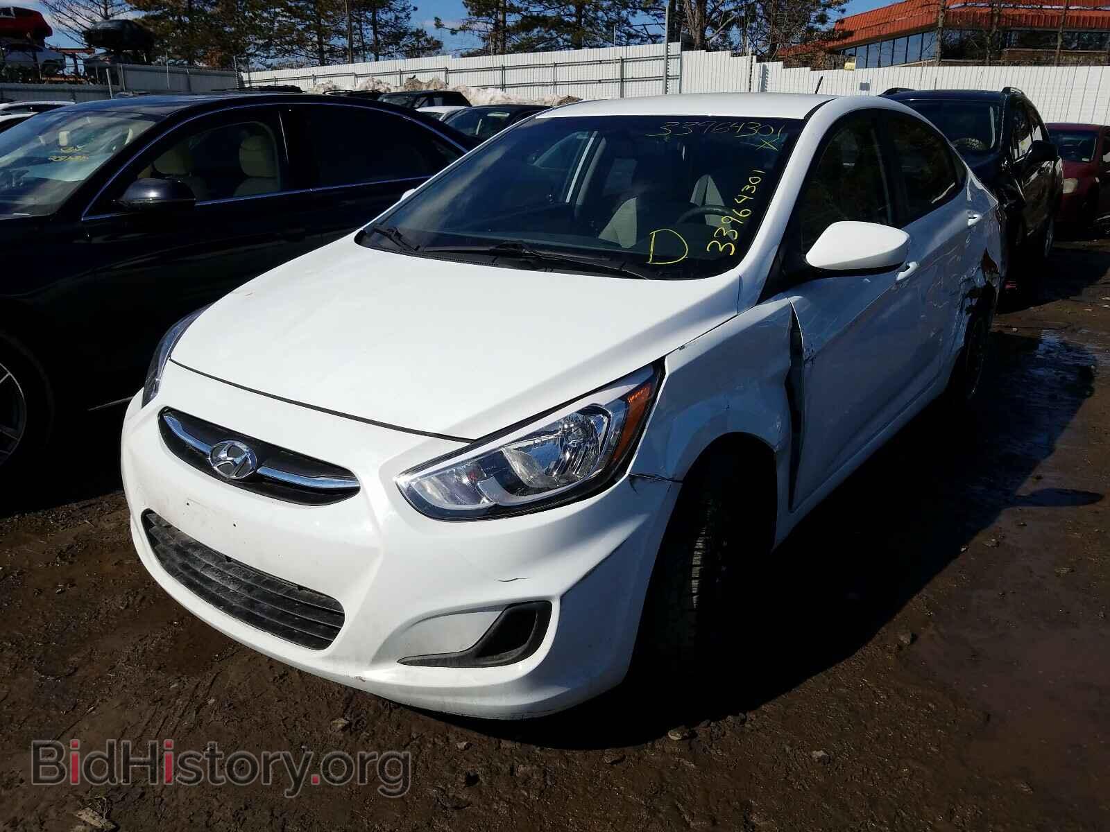 2016 HYUNDAI ACCENT - VIN: KMHCT4AE3GU026841 - Фото 2