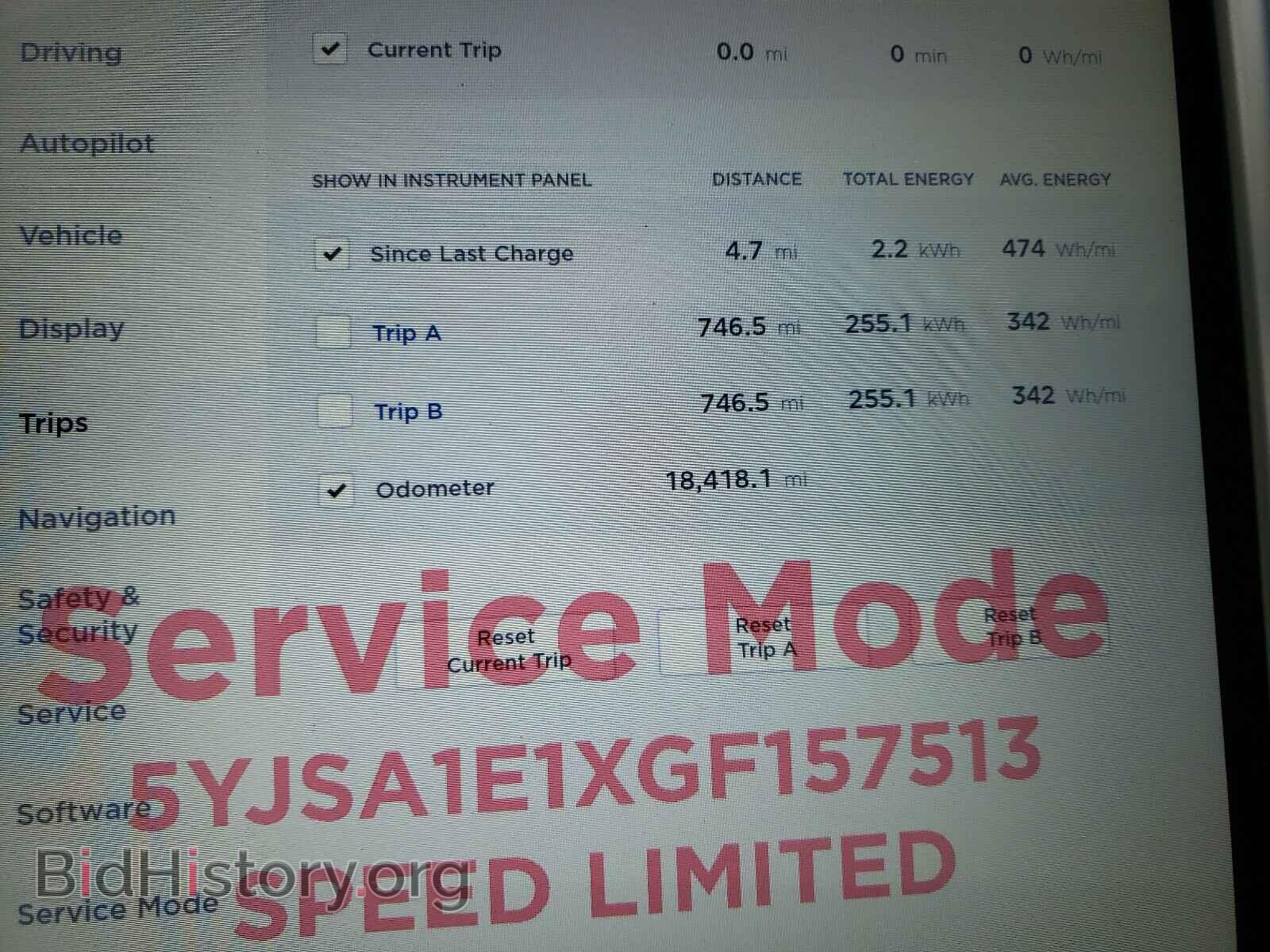 2016 TESLA MODEL S - VIN: 5YJSA1E1XGF157513 - Photo 8