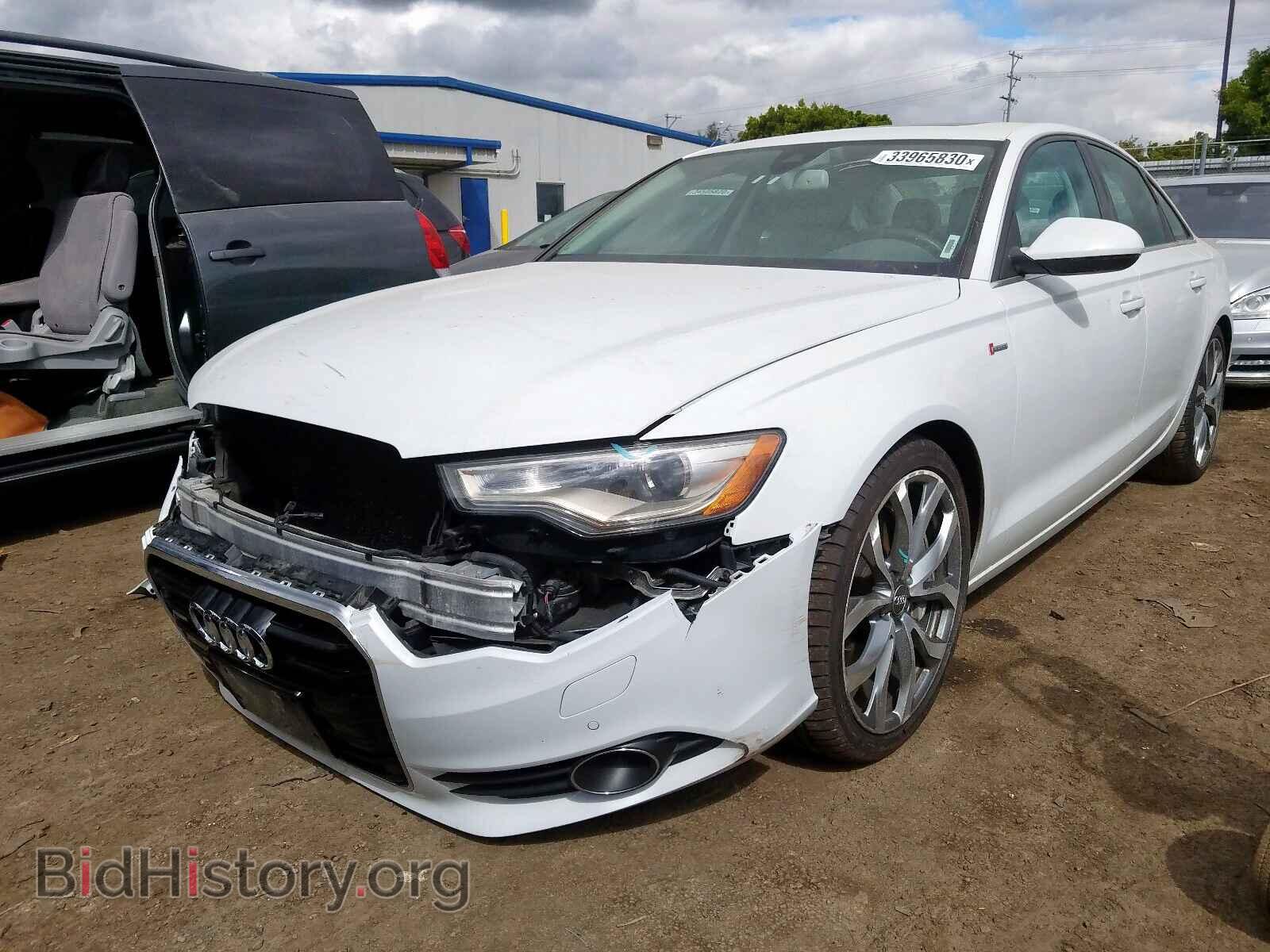 2014 AUDI A6 - VIN: WAUFGAFC9EN037553 - Фото 2