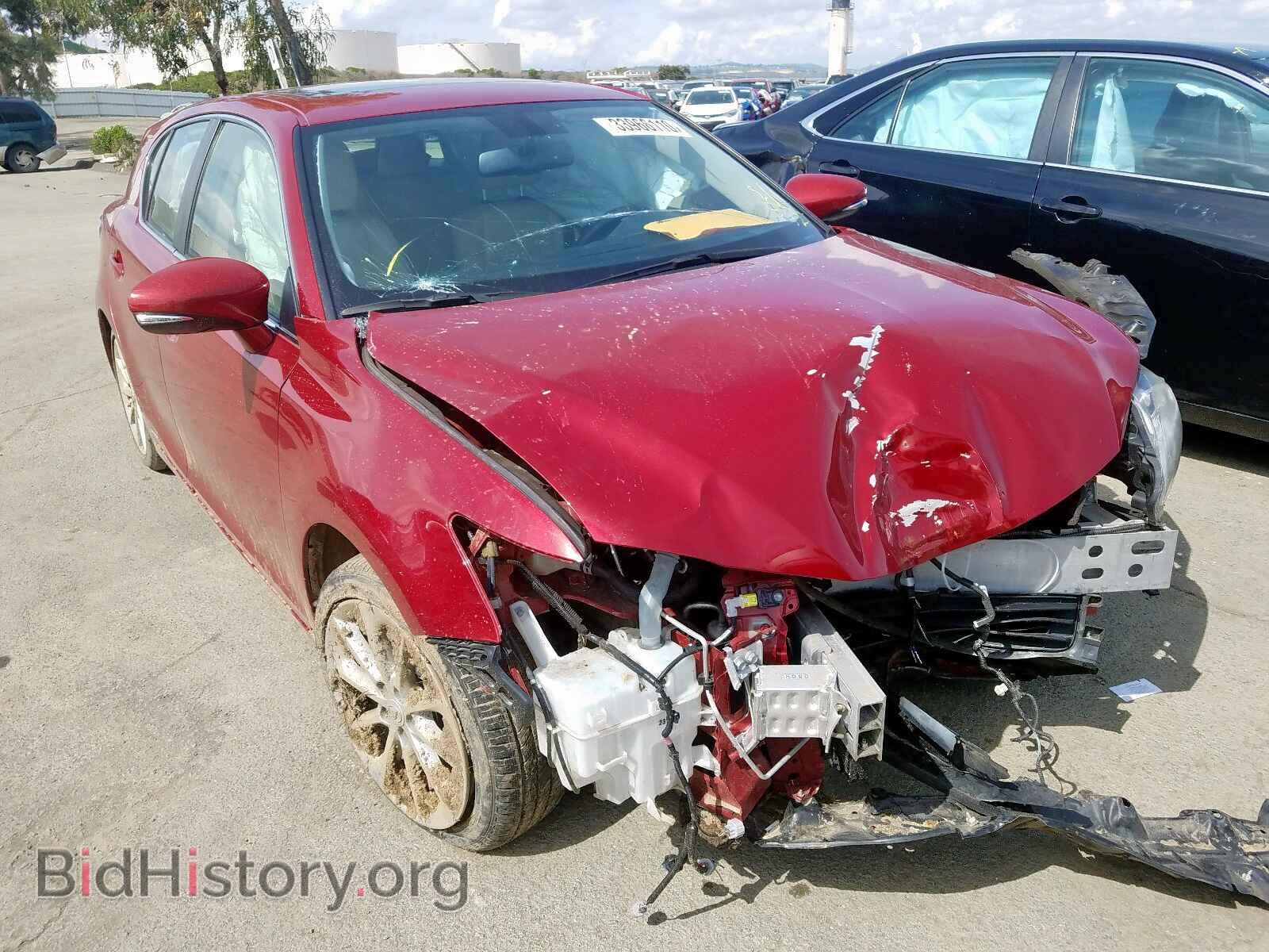 Photo JTHKD5BH3C2092838 - LEXUS CT 200 2012