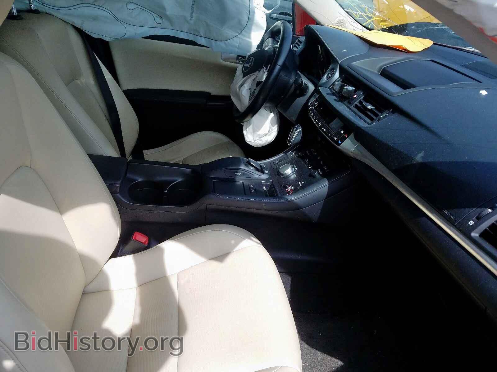 2012 LEXUS CT 200 - VIN: JTHKD5BH3C2092838 - Фото 5