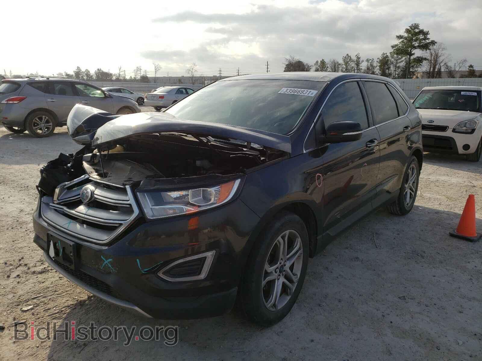 2015 FORD EDGE - VIN: 2FMTK3K99FBB16577 - Фото 2