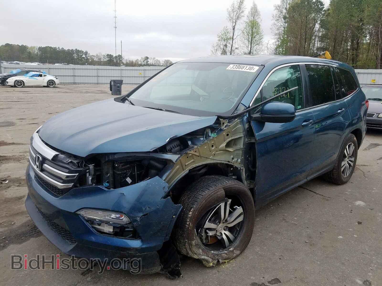 2017 HONDA PILOT - VIN: 5FNYF6H52HB093525 - Фото 2