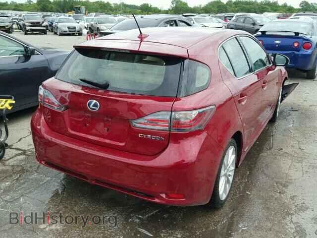2012 LEXUS CT 200 - VIN: JTHKD5BH2C2112240 - Фото 4