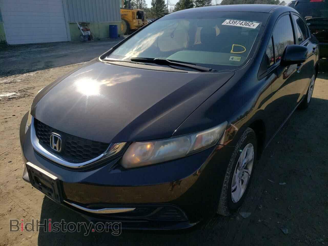 2013 HONDA CIVIC - VIN: 2HGFB2F5XDH504190 - Фото 2
