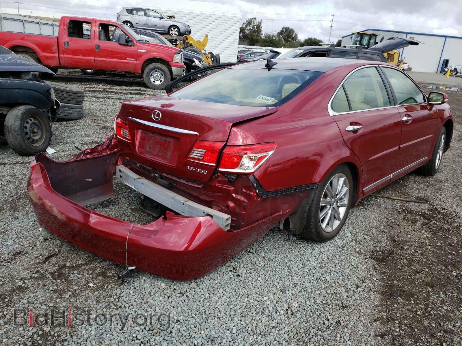 2012 LEXUS ES350 - VIN: JTHBK1EGXC2502245 - Фото 4