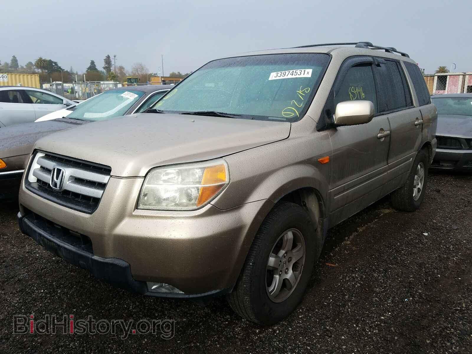 2006 HONDA PILOT - VIN: 2HKYF18576H523793 - Фото 2