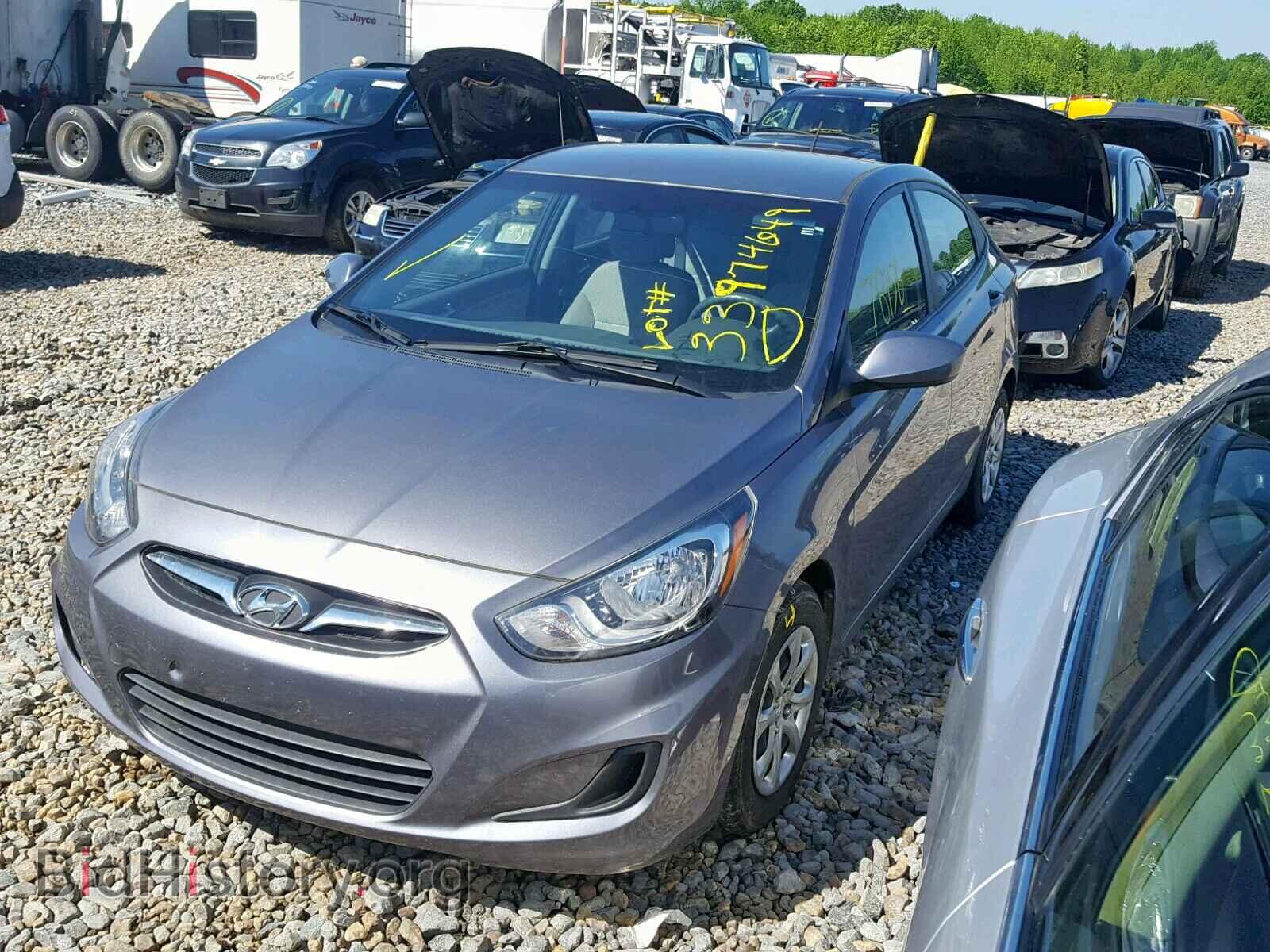2014 HYUNDAI ACCENT - VIN: KMHCT4AE9EU717210 - Фото 2