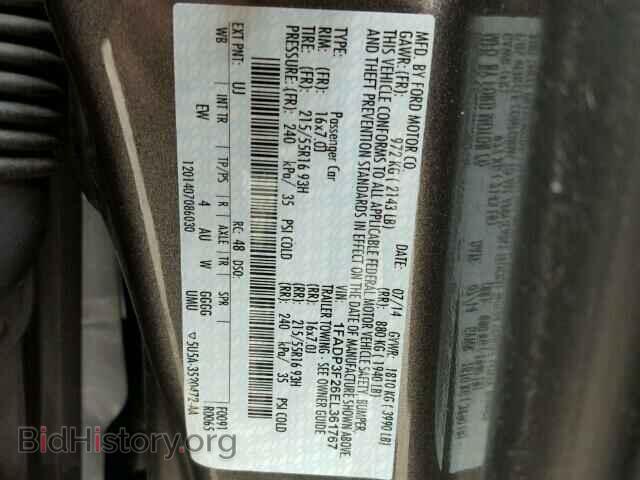 2014 FORD FOCUS - VIN: 1FADP3F26EL361767 - Photo 10