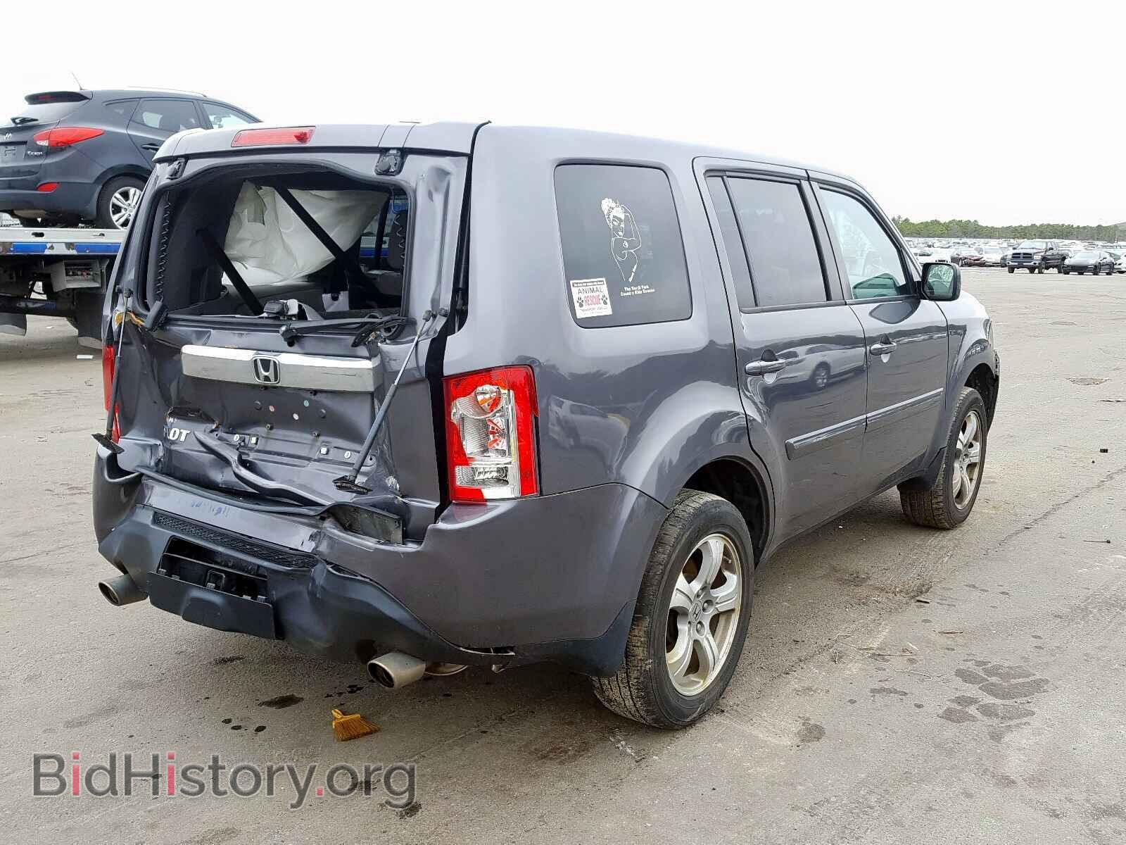 2014 HONDA PILOT - VIN: 5FNYF4H40EB052611 - Фото 4