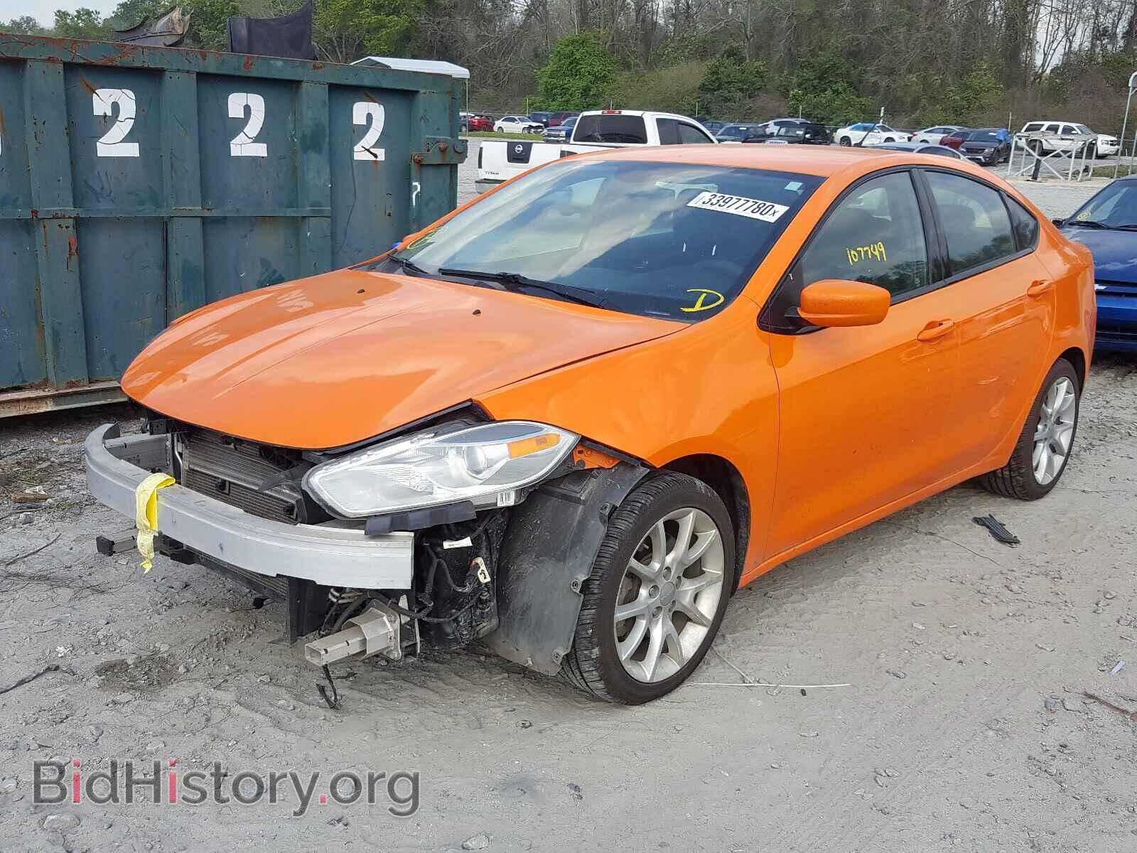 2013 DODGE DART - VIN: 1C3CDFBA2DD334432 - Фото 2