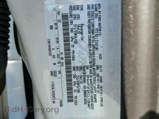 2012 FORD FOCUS - VIN: 1FAHP3F2XCL128487 - Фото 10