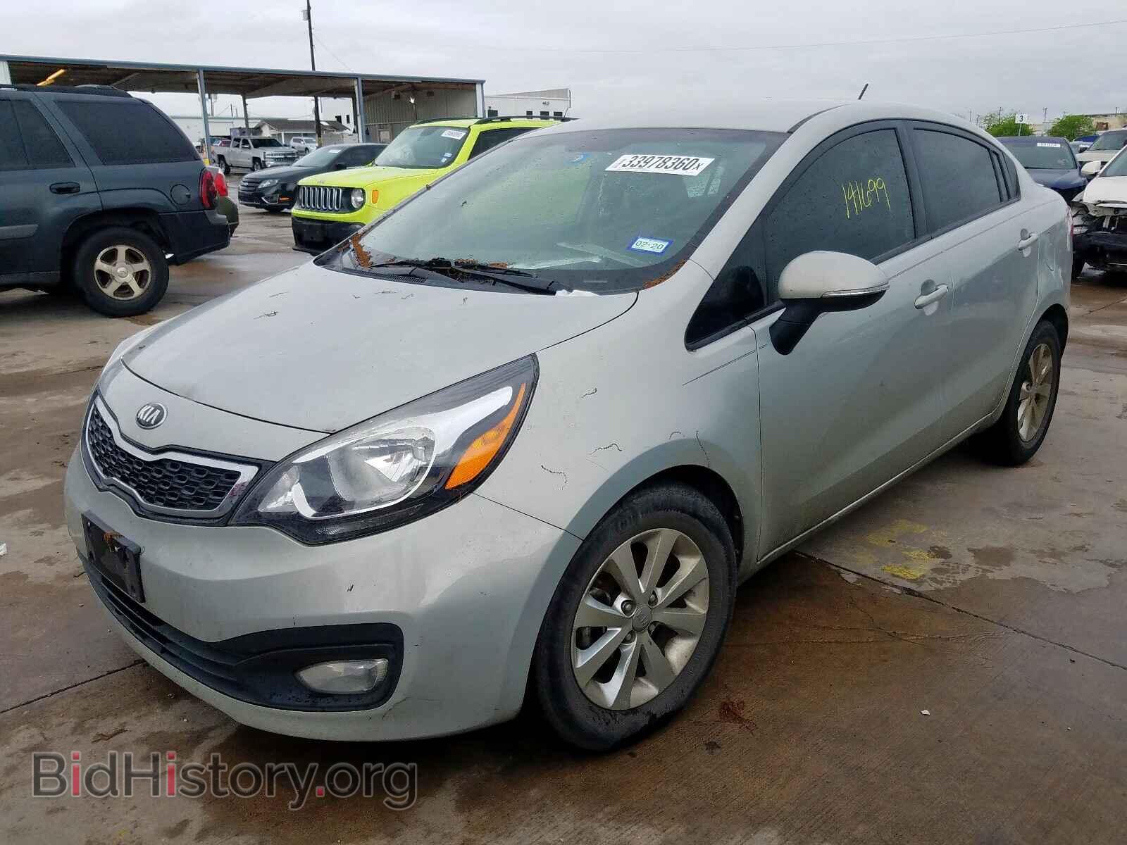 2013 KIA RIO - VIN: KNADN4A33D6193702 - Фото 2