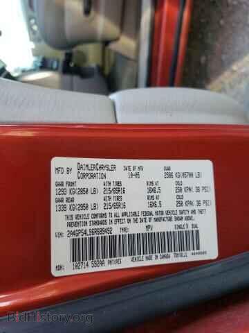 2006 CHRYSLER MINIVAN - VIN: 2A4GP54L96R689492 - Фото 10