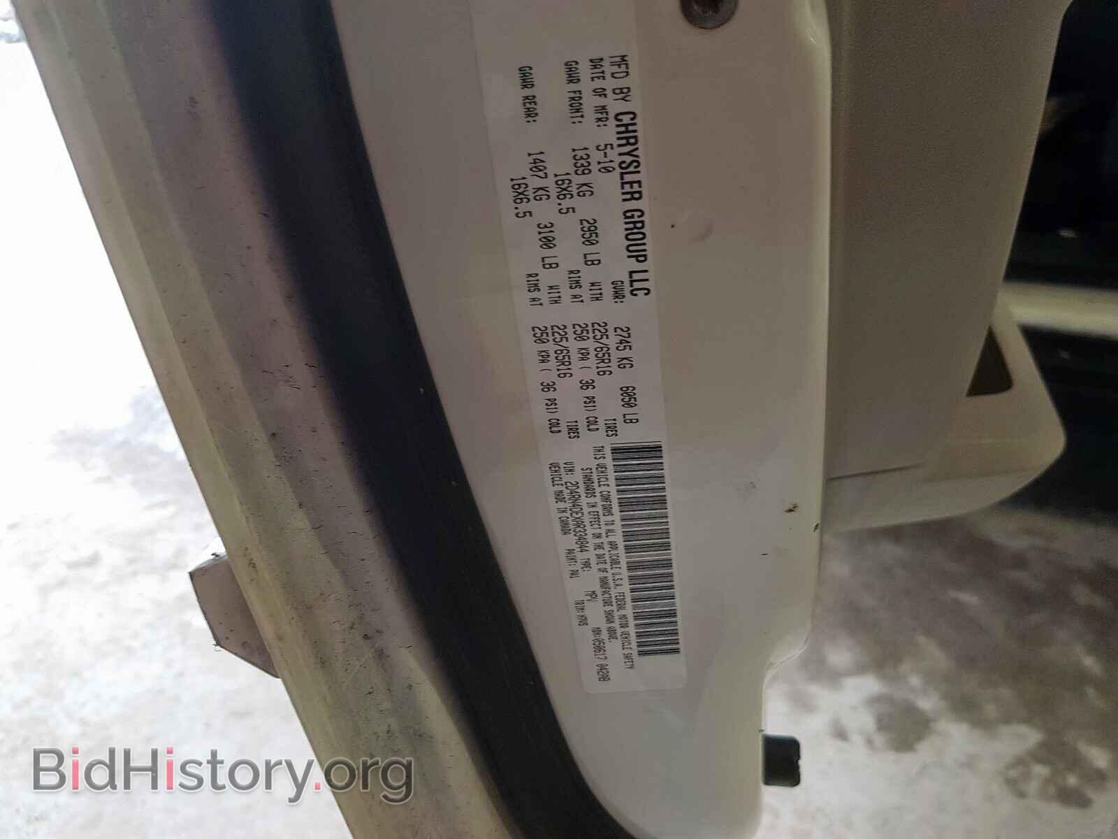 2010 DODGE CARAVAN - VIN: 2D4RN4DEXAR334844 - Фото 10