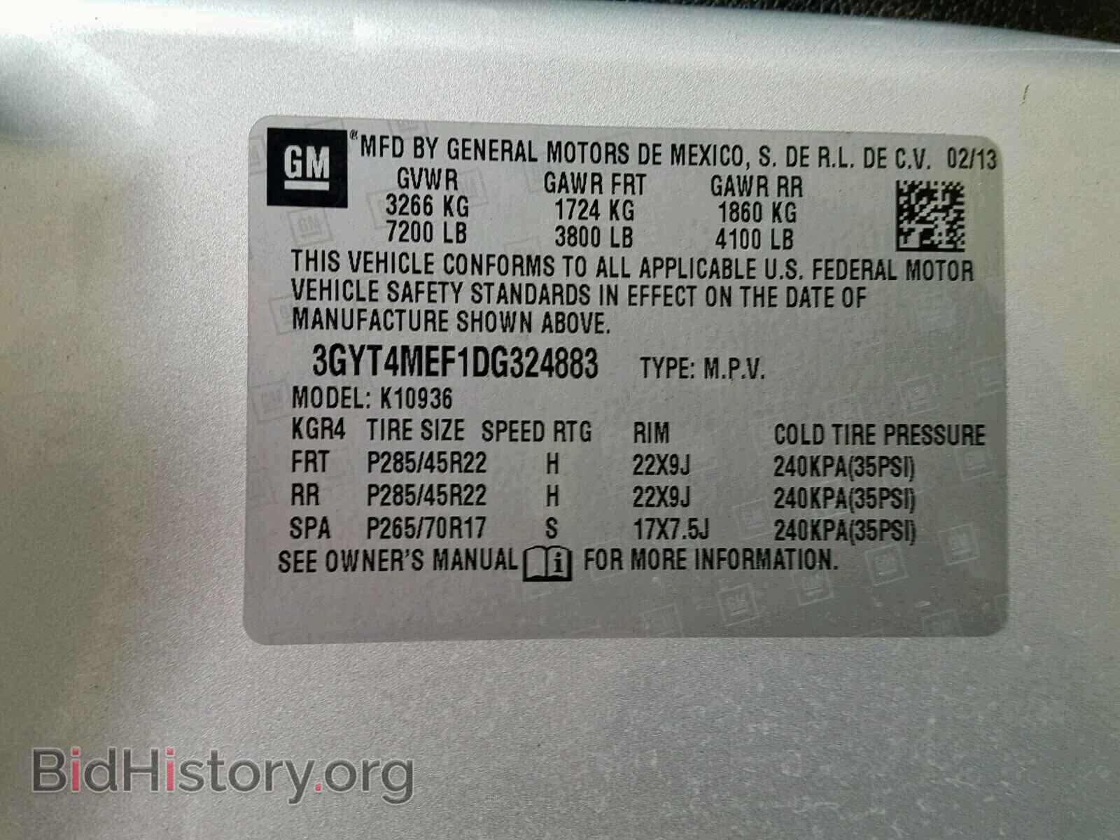 2013 CADILLAC ESCALADE E - VIN: 3GYT4MEF1DG324883 - Photo 10