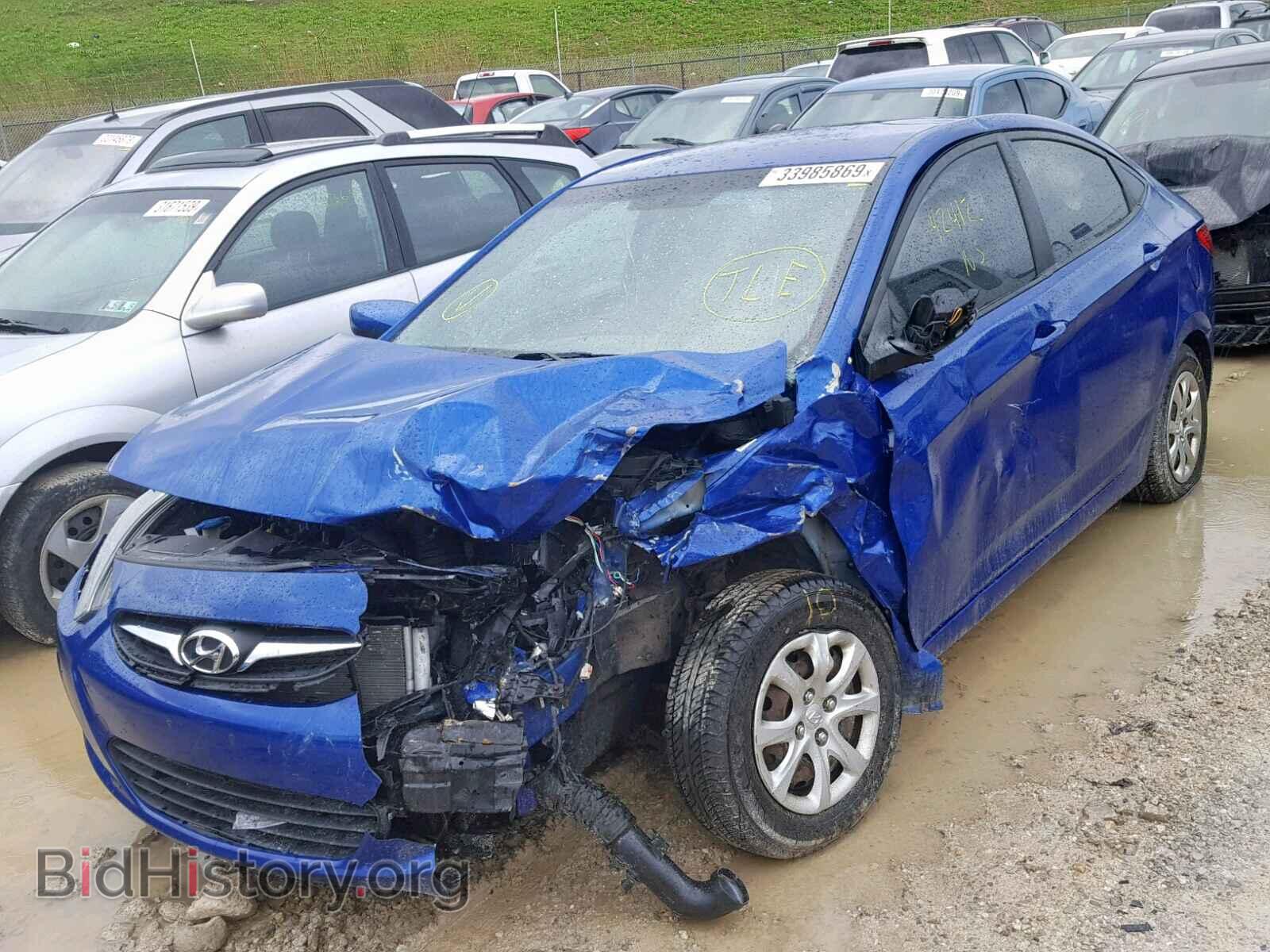 2012 HYUNDAI ACCENT - VIN: KMHCT4AE1CU262267 - Фото 2