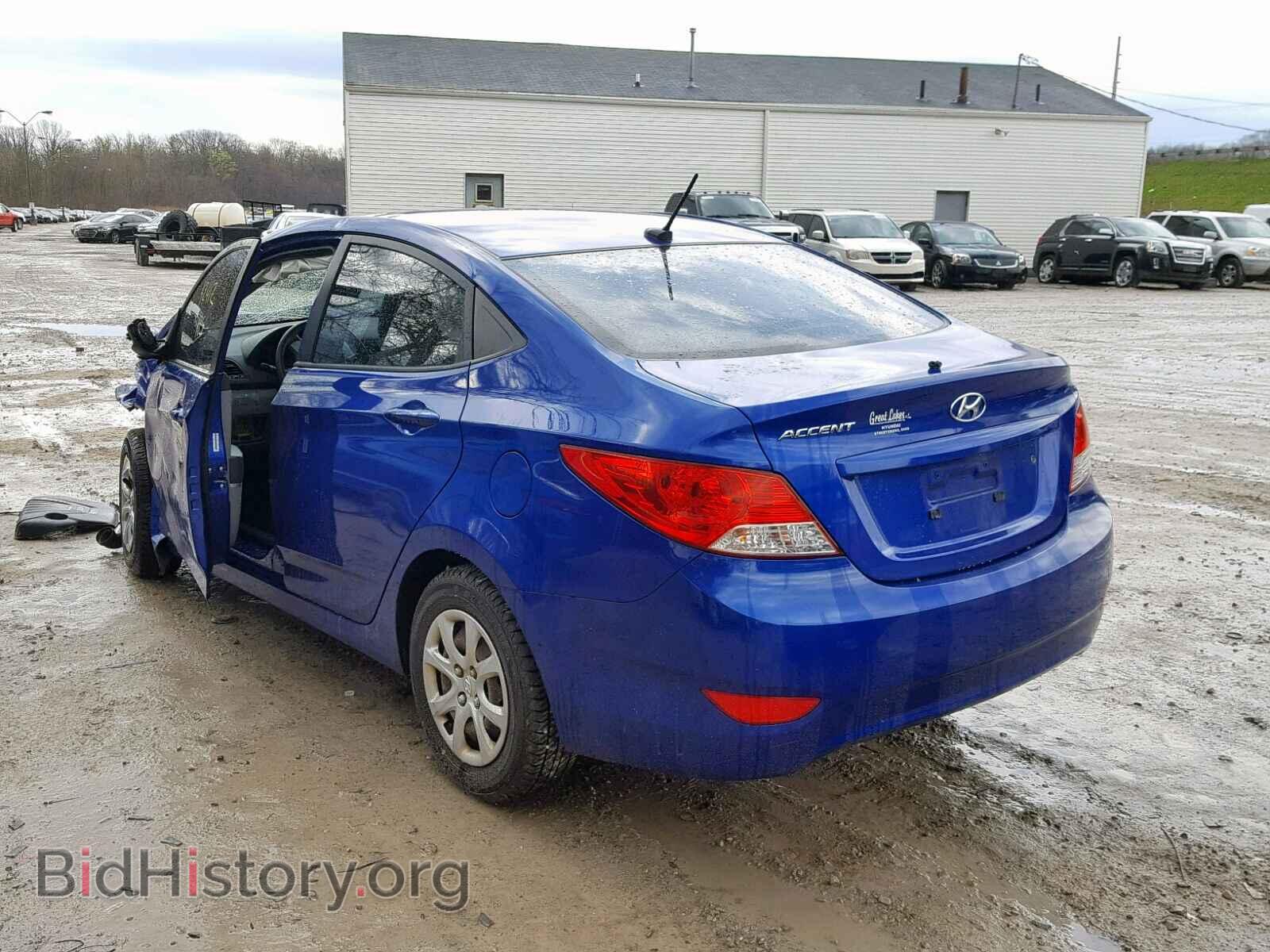 2012 HYUNDAI ACCENT - VIN: KMHCT4AE1CU262267 - Фото 3