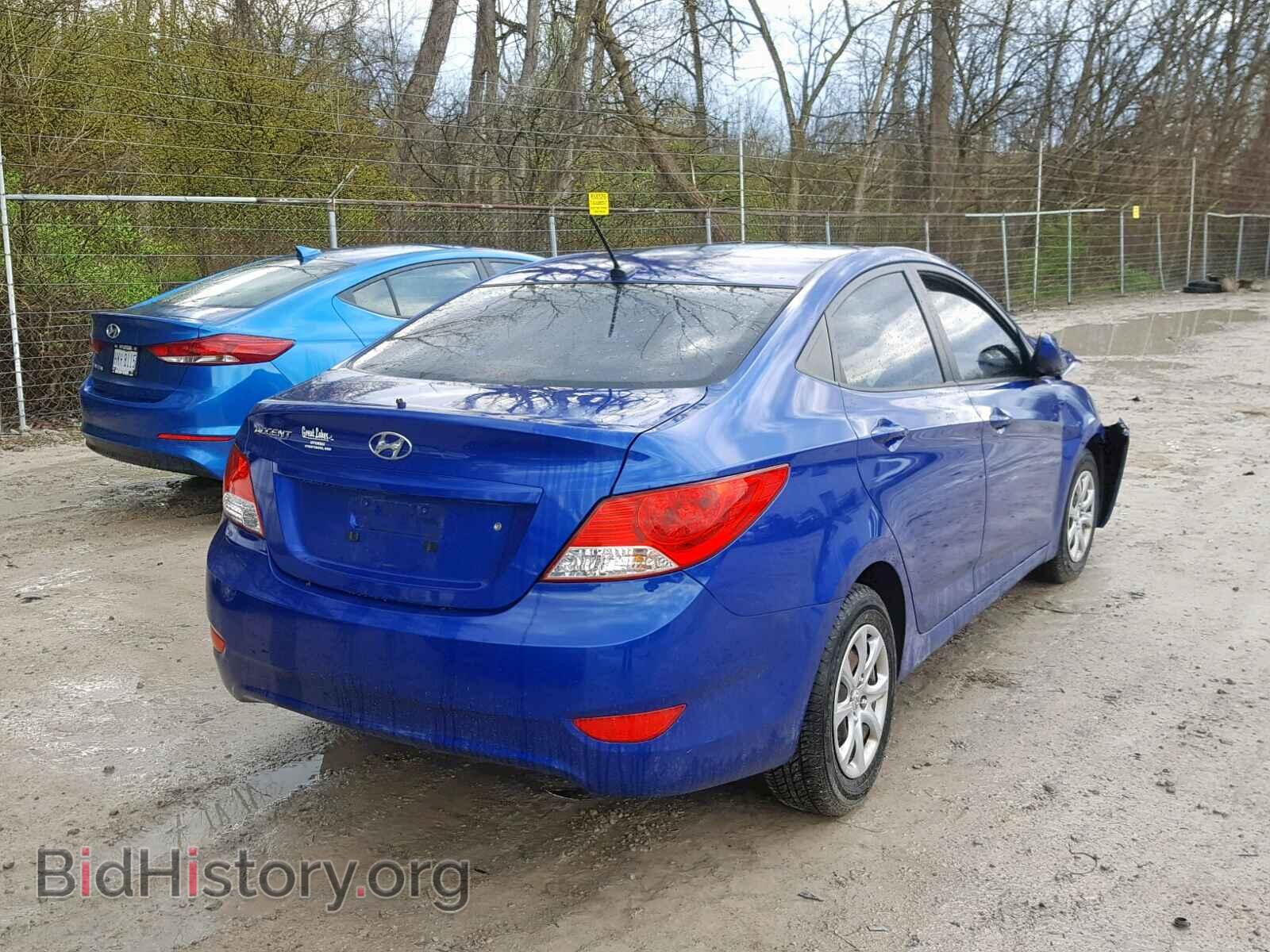 2012 HYUNDAI ACCENT - VIN: KMHCT4AE1CU262267 - Фото 4