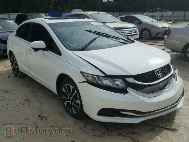 2014 Honda CIVIC Civic EX (VIN 19XFB2F84EE045244) — фото 1 из 10, Copart, повреждение: передняя часть