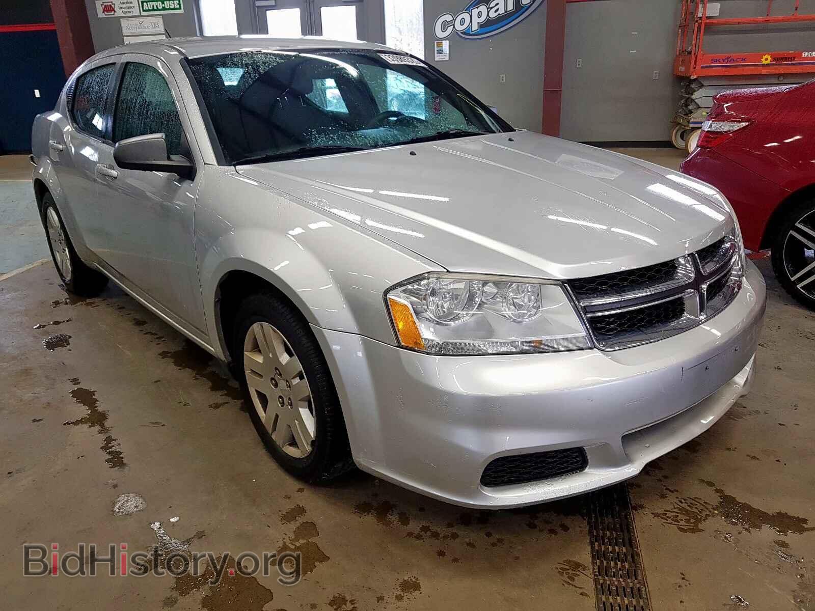 Фотография 1C3CDZAB2CN294499 - DODGE AVENGER 2012