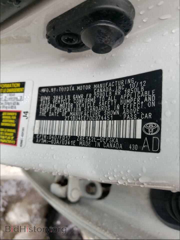 2013 TOYOTA COROLLA - VIN: 2T1BU4EE7DC974451 - Photo 10