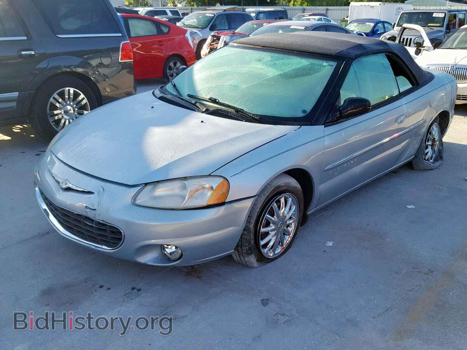 2001 CHRYSLER SEBRING - VIN: 1C3EL65UX1N646344 - Фото 2