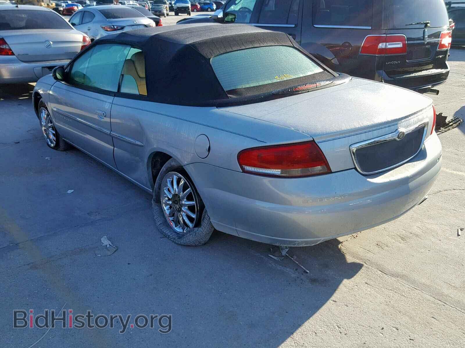 2001 CHRYSLER SEBRING - VIN: 1C3EL65UX1N646344 - Фото 3