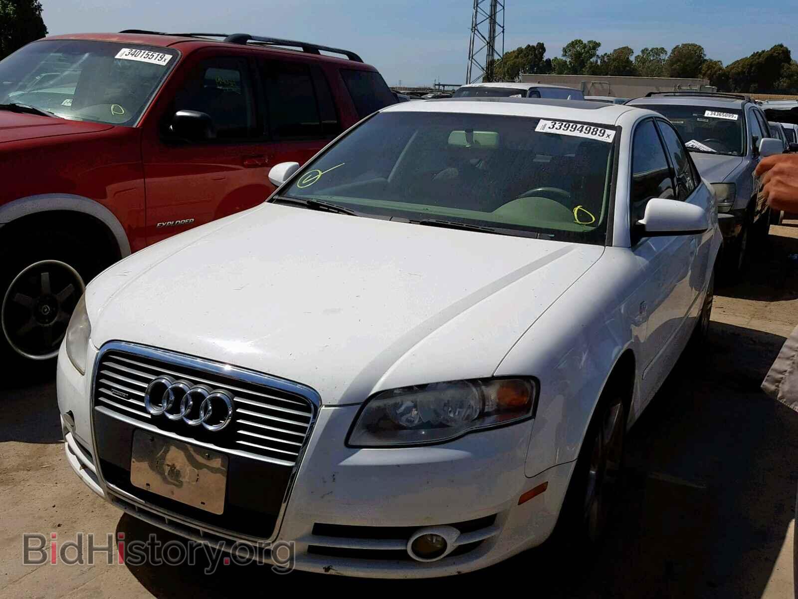 2007 AUDI A4 - VIN: WAUDF78EX7A236505 - Фото 2