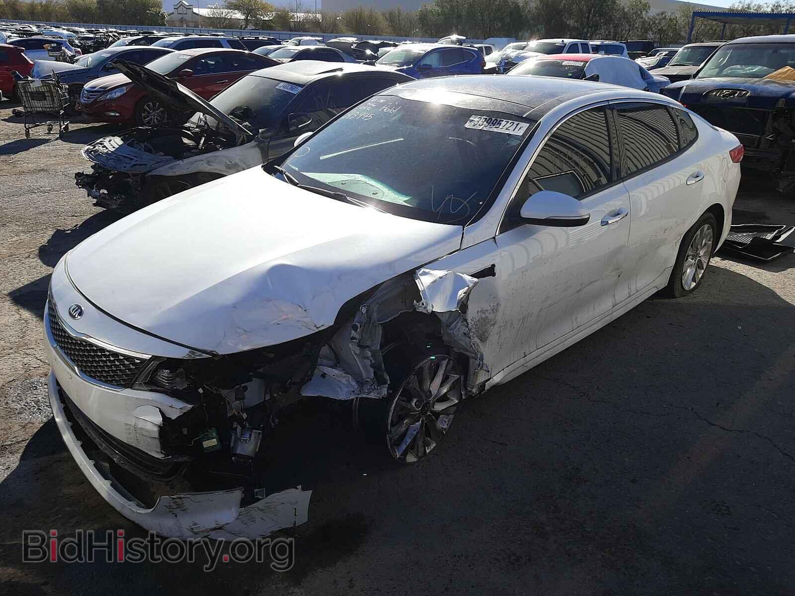 2016 KIA OPTIMA - VIN: 5XXGU4L34GG114883 - Фото 2