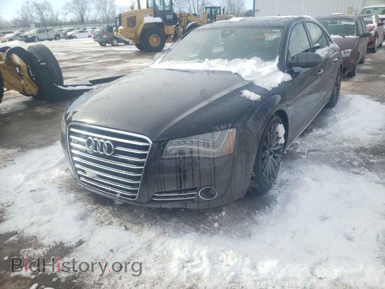 2013 AUDI A8 - VIN: WAUR2AFD9DN017046 - Фото 2