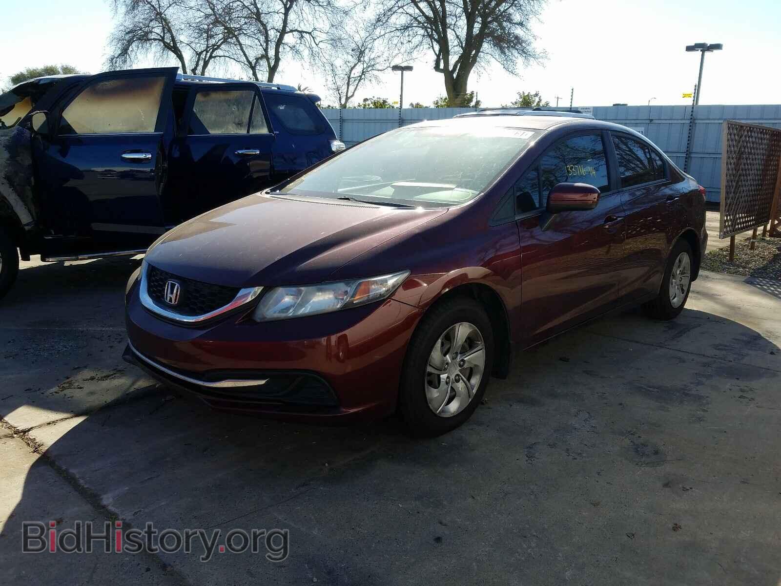 2014 HONDA CIVIC - VIN: 19XFB2F50EE212477 - Фото 2