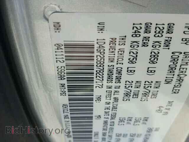 2007 DODGE CARAVAN - VIN: 1D4GP25B97B227172 - Фото 10