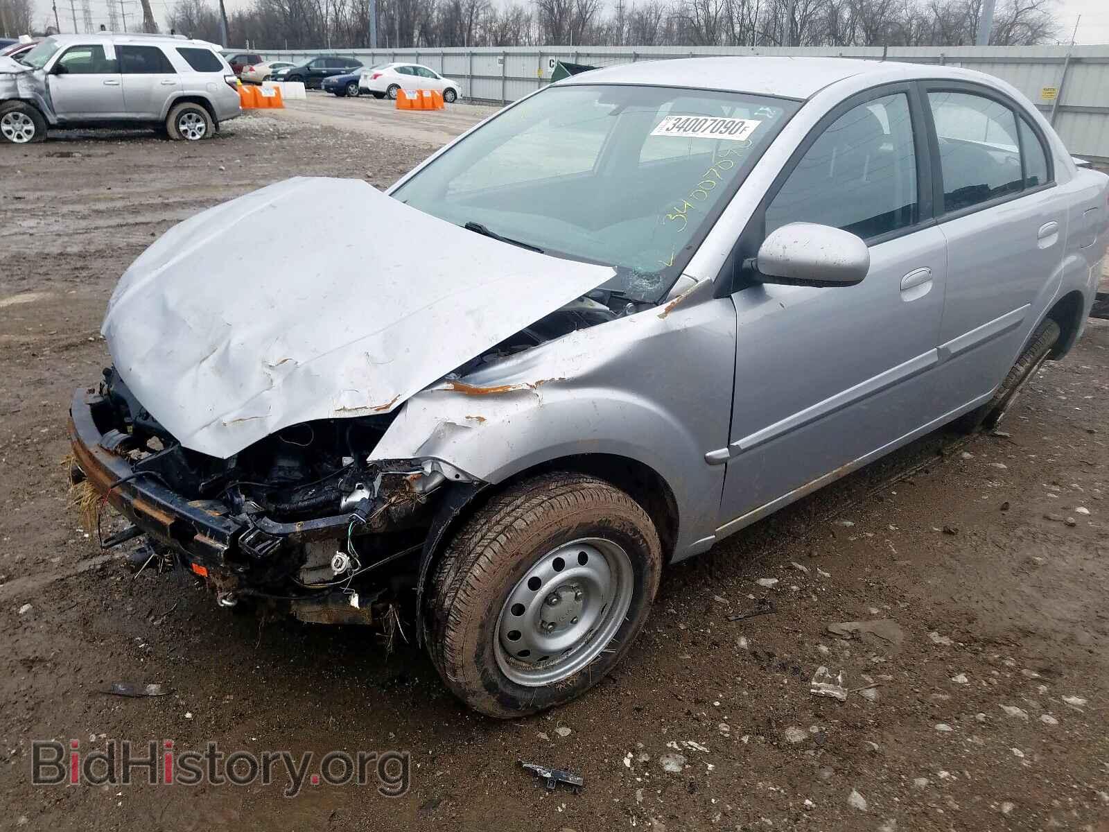 2011 KIA RIO BASE - VIN: KNADH4A38B6915153 - Фото 2
