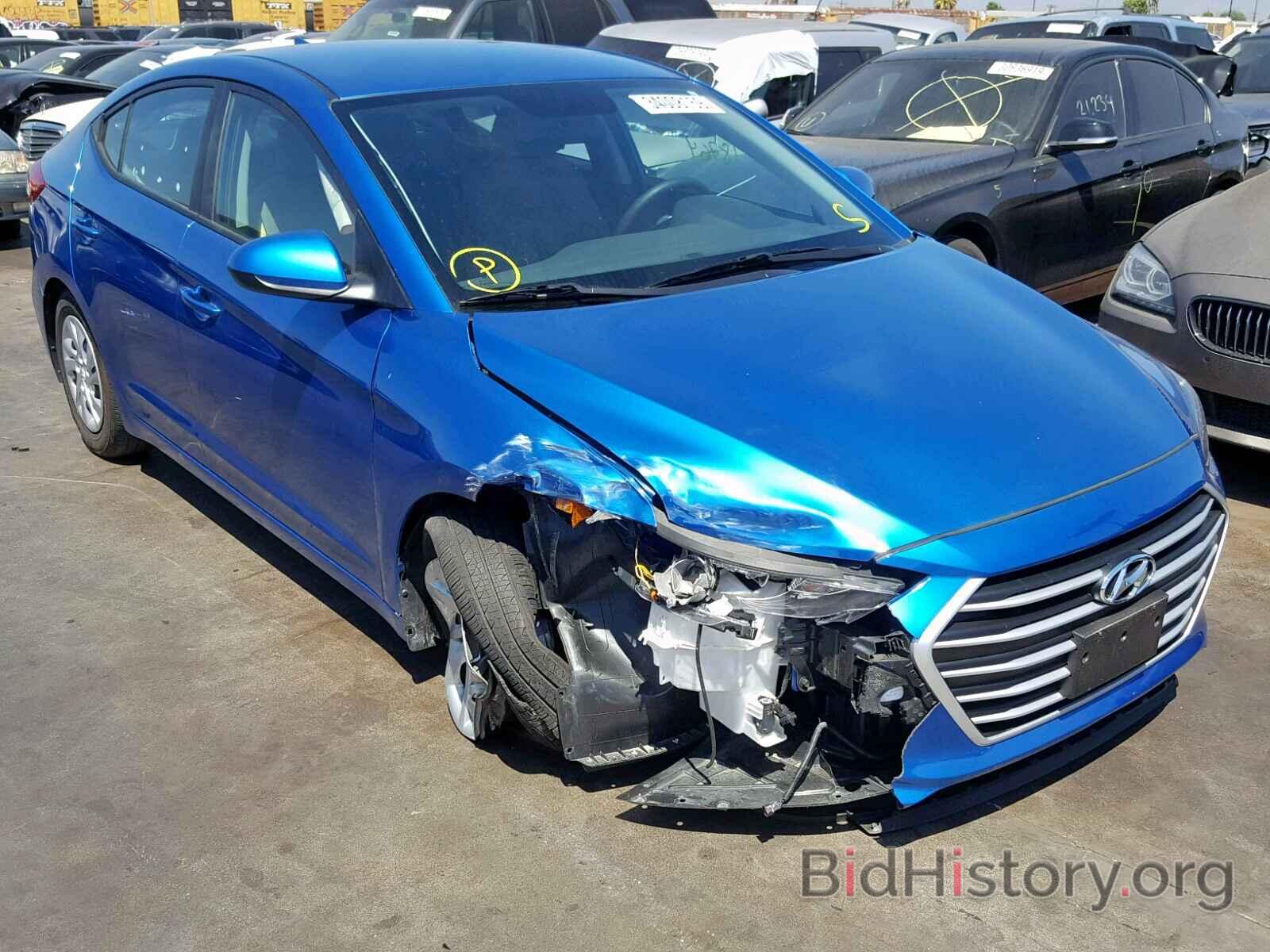 Photo 5NPD74LF8HH203625 - HYUNDAI ELANTRA 2017