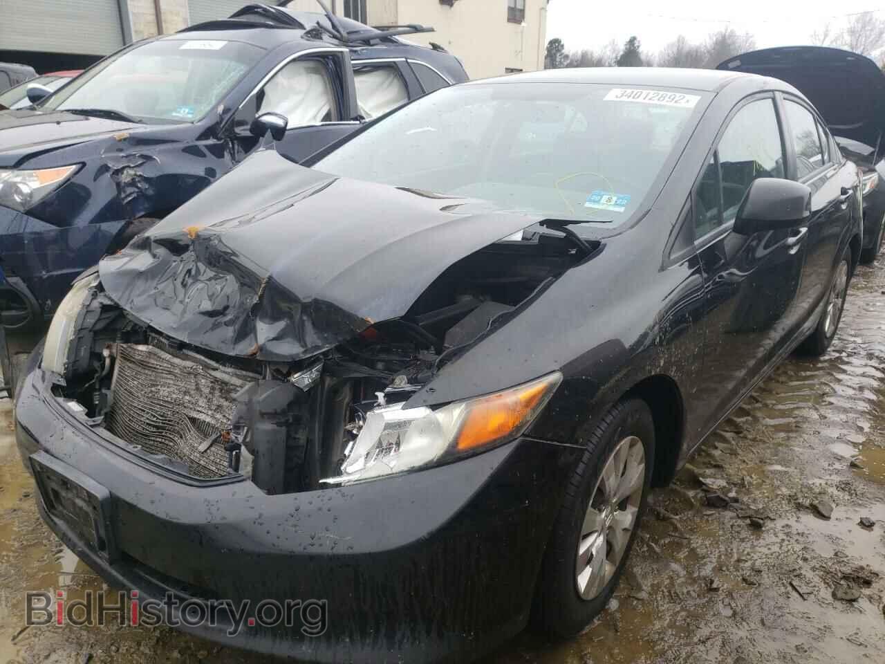 2012 HONDA CIVIC - VIN: 2HGFB2F56CH308469 - Фото 2